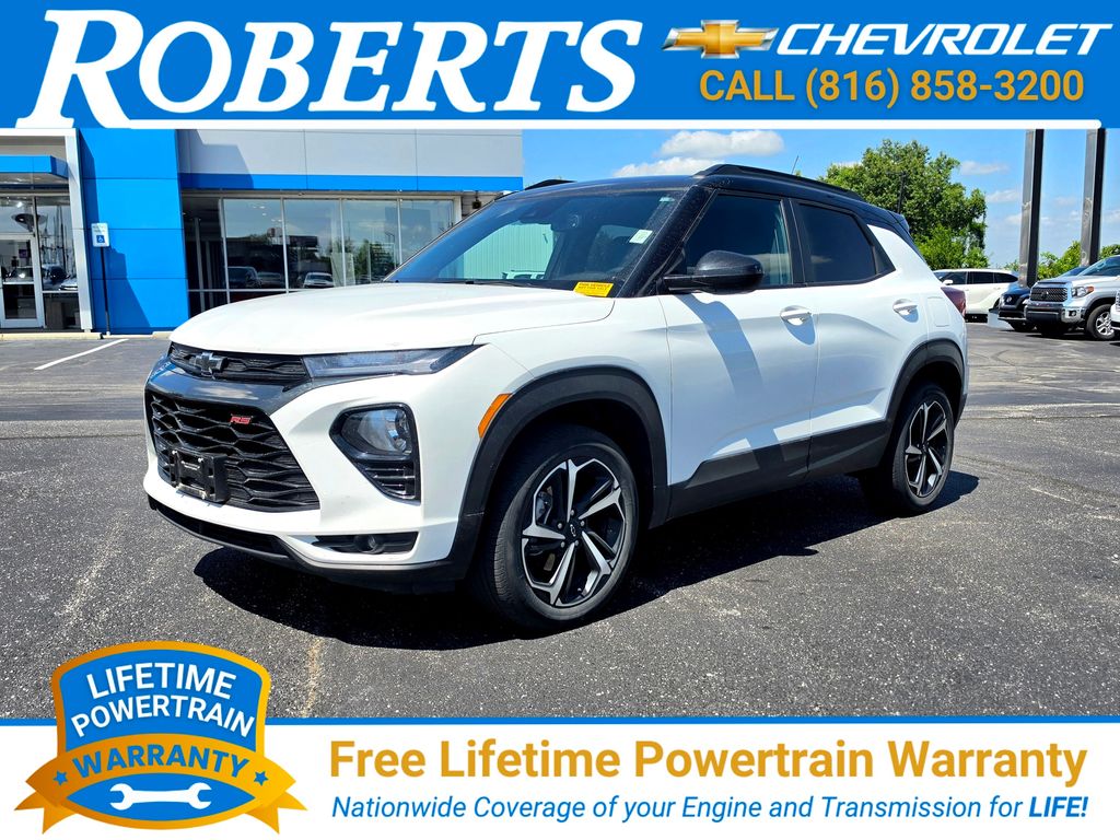 Summit White 2023 Chevrolet Trailblazer SUV / Crossover Four-Wheel Drive 9-Speed Automatic