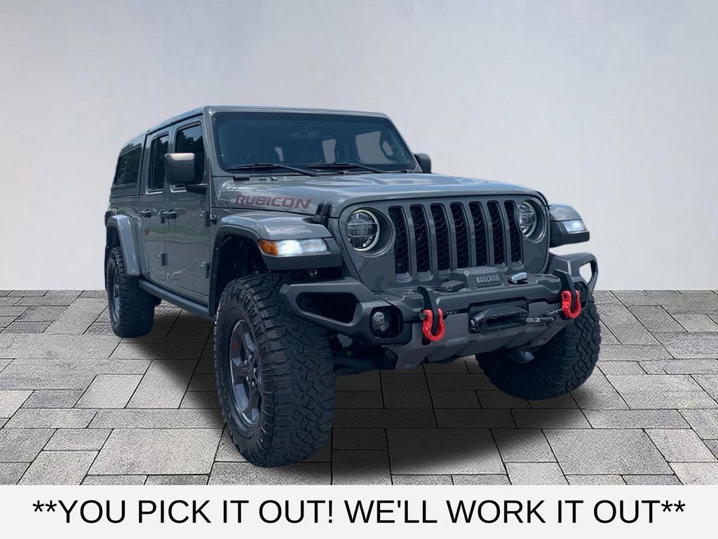 Gray Clearcoat 2022 Jeep Gladiator Pickup Truck Four-Wheel Drive 8-Speed Automatic