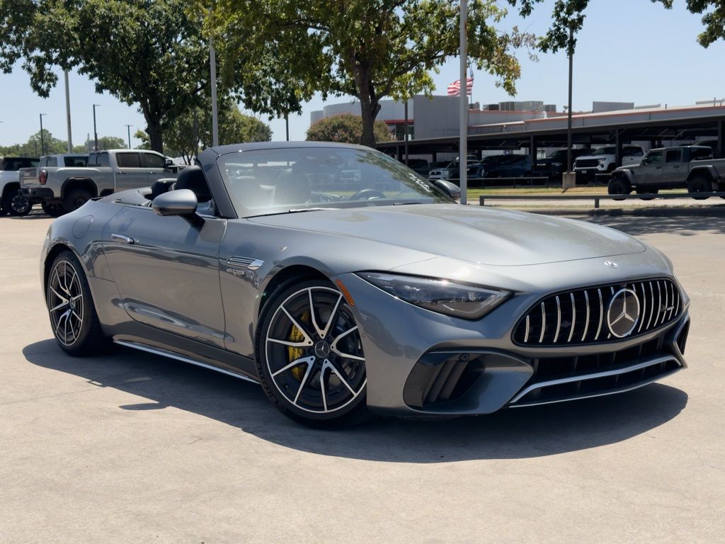 Gray 2022 Mercedes-Benz SL-Class Convertible All-Wheel Drive 9-Speed Automatic