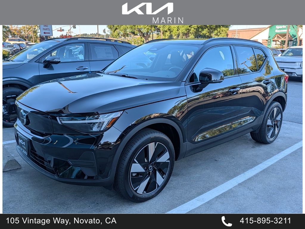 Onyx Black Metallic 2025 Volvo EX40 SUV / Crossover All-Wheel Drive 1-Speed Automatic