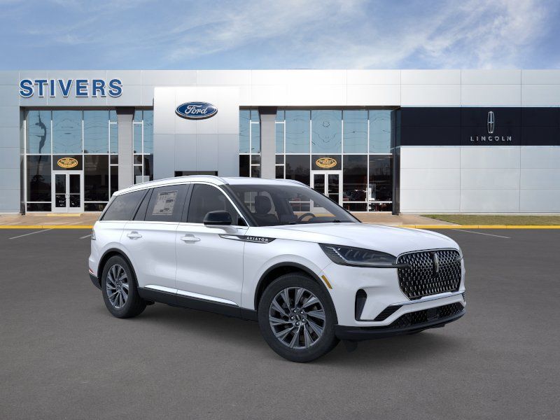 Pristine White Metallic Tri-Coat 2026 Lincoln Aviator SUV / Crossover Rear-Wheel Drive Automatic