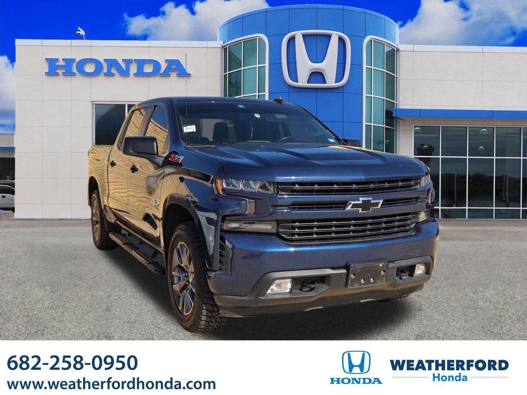 Northsky Blue Metallic 2022 Chevrolet Silverado 1500 Pickup Truck Four-Wheel Drive 8-Speed Automatic