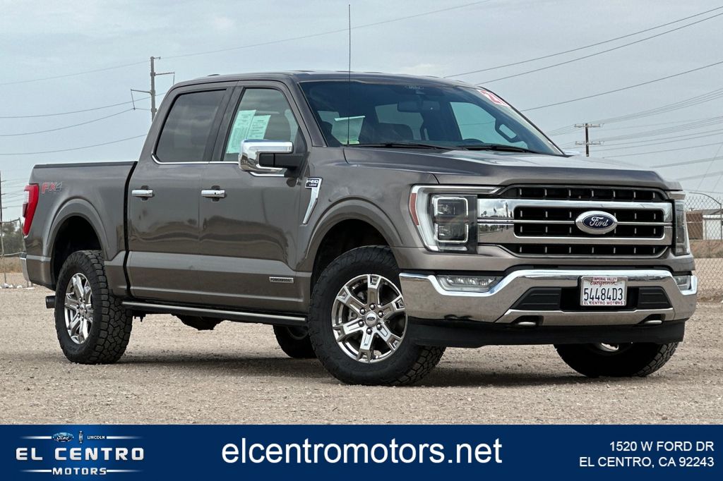 Stone Gray Metallic 2021 Ford F-150 Pickup Truck Four-Wheel Drive Automatic