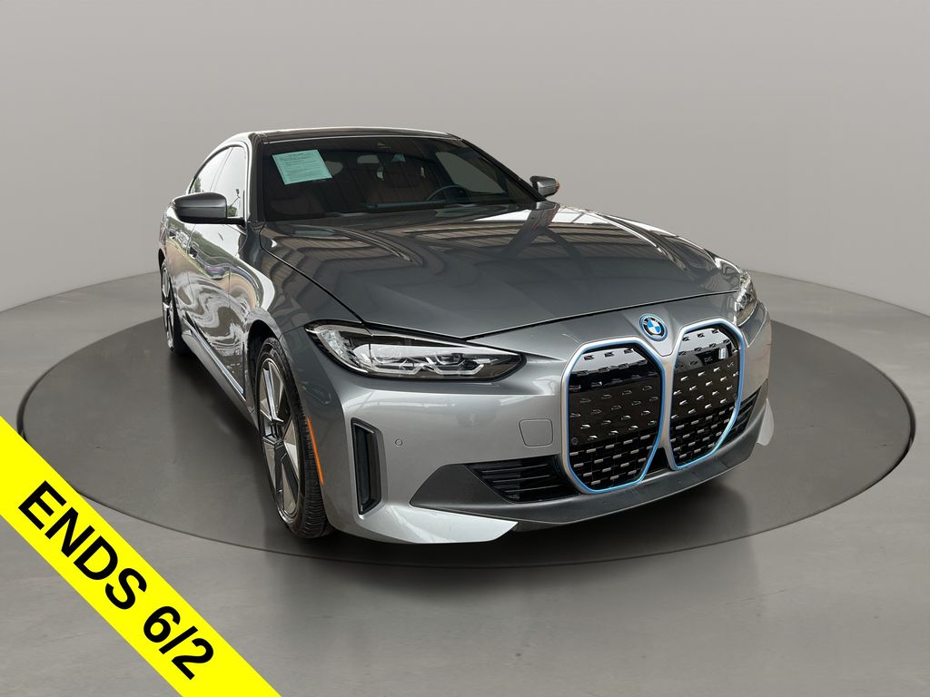 Skyscraper Gray Metallic 2023 BMW i4 eDrive40 Gran Coupe FWD Sedan Rear-Wheel Drive Automatic