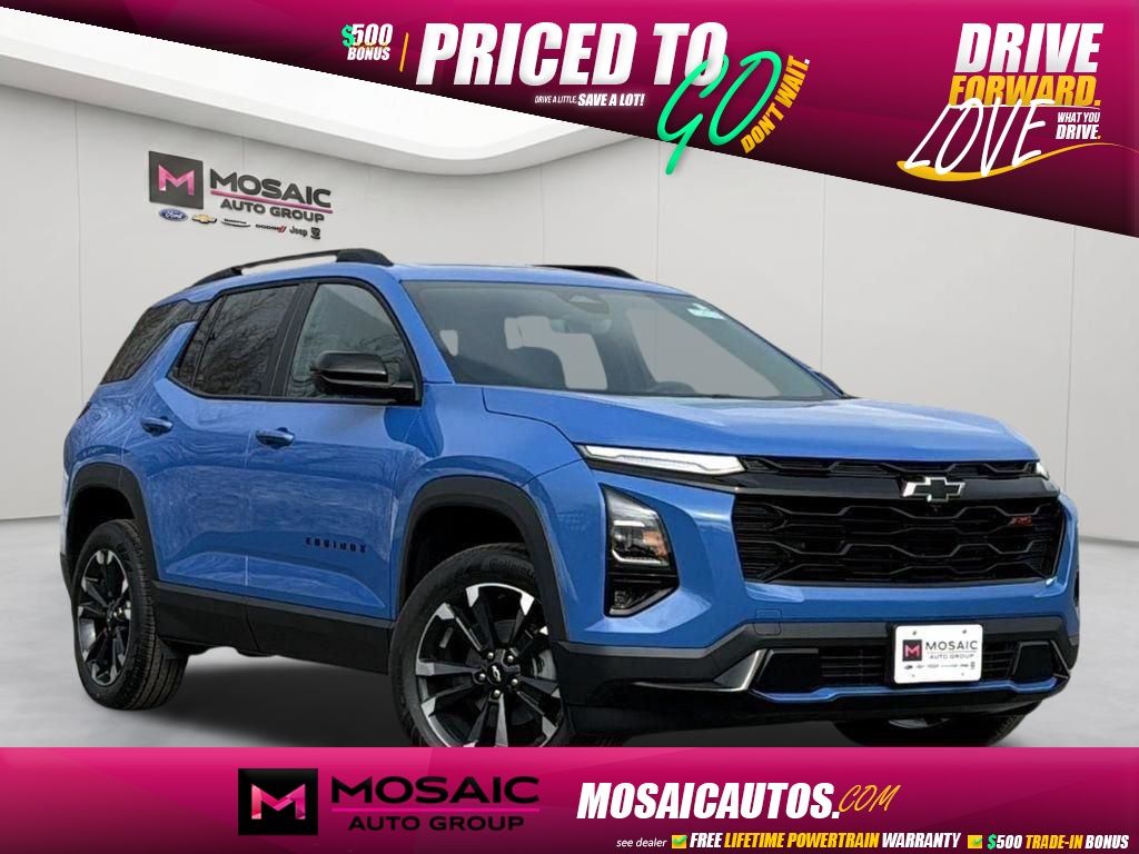 Reef Blue Metallic 2026 Chevrolet Equinox RS AWD SUV / Crossover Four-Wheel Drive 8-Speed Automatic