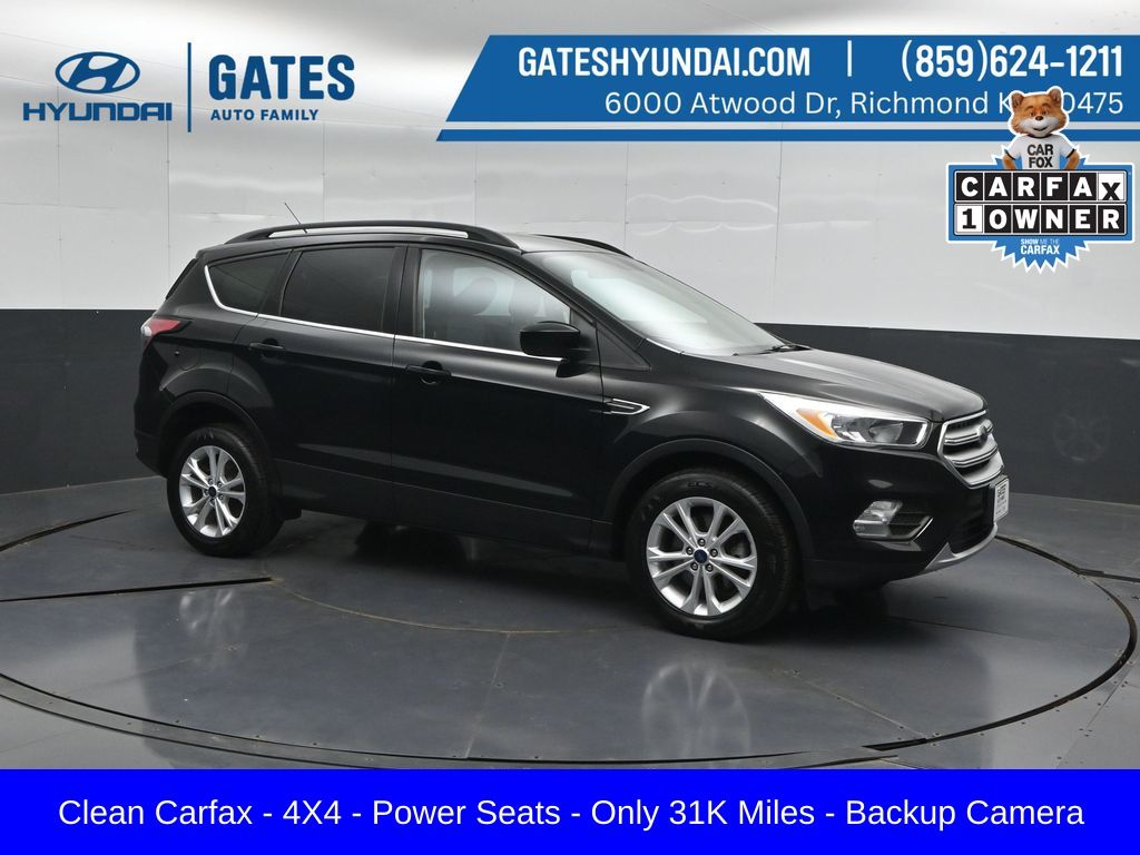 Shadow Black 2018 Ford Escape SUV / Crossover All-Wheel Drive 6-Speed Automatic