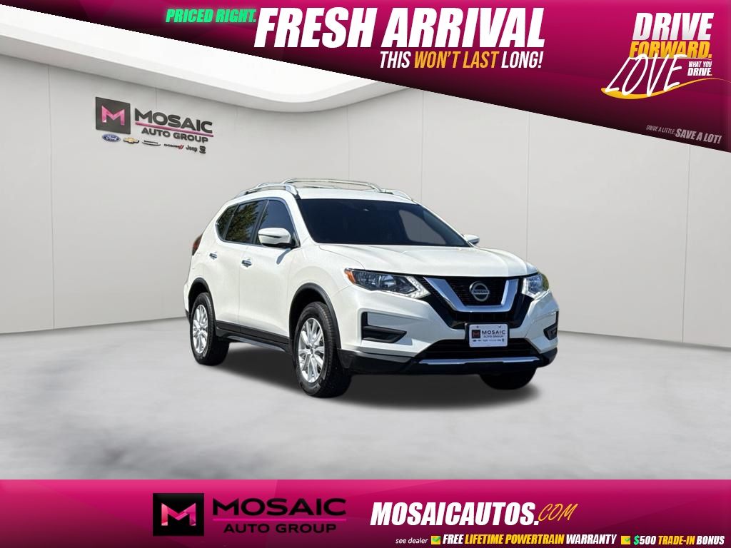 Pearl White Tricoat 2020 Nissan Rogue SUV / Crossover All-Wheel Drive Continuously Variable Transmission