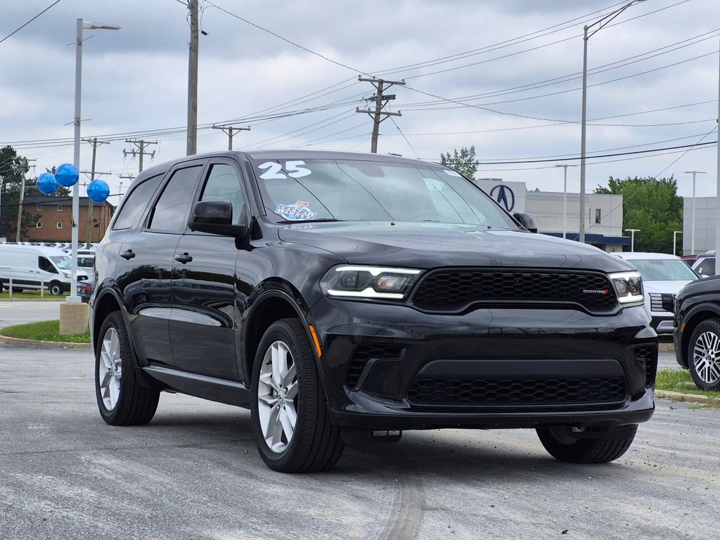 Black Clearcoat 2025 Dodge Durango SUV / Crossover All-Wheel Drive 8-Speed Automatic