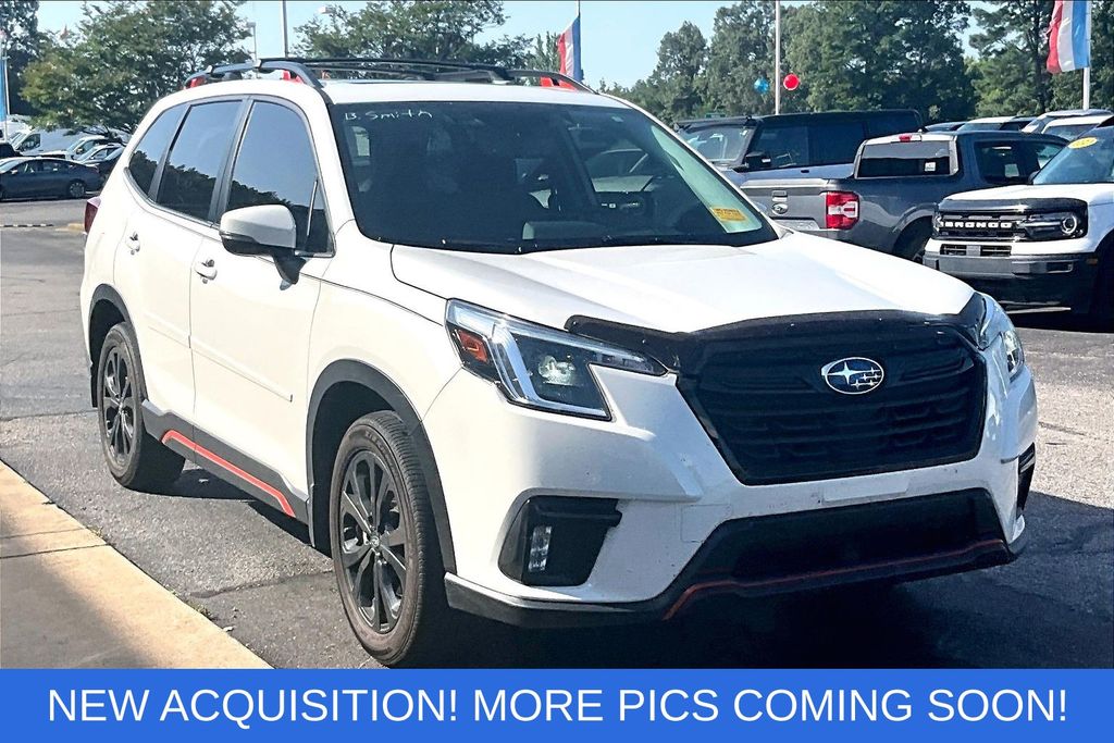 Crystal White Pearl 2024 Subaru Forester SUV / Crossover All-Wheel Drive Continuously Variable Transmission