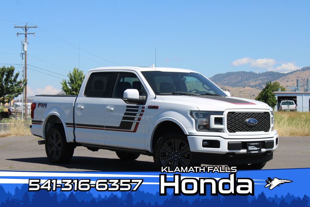 White 2018 Ford F-150 Pickup Truck Four-Wheel Drive Automatic