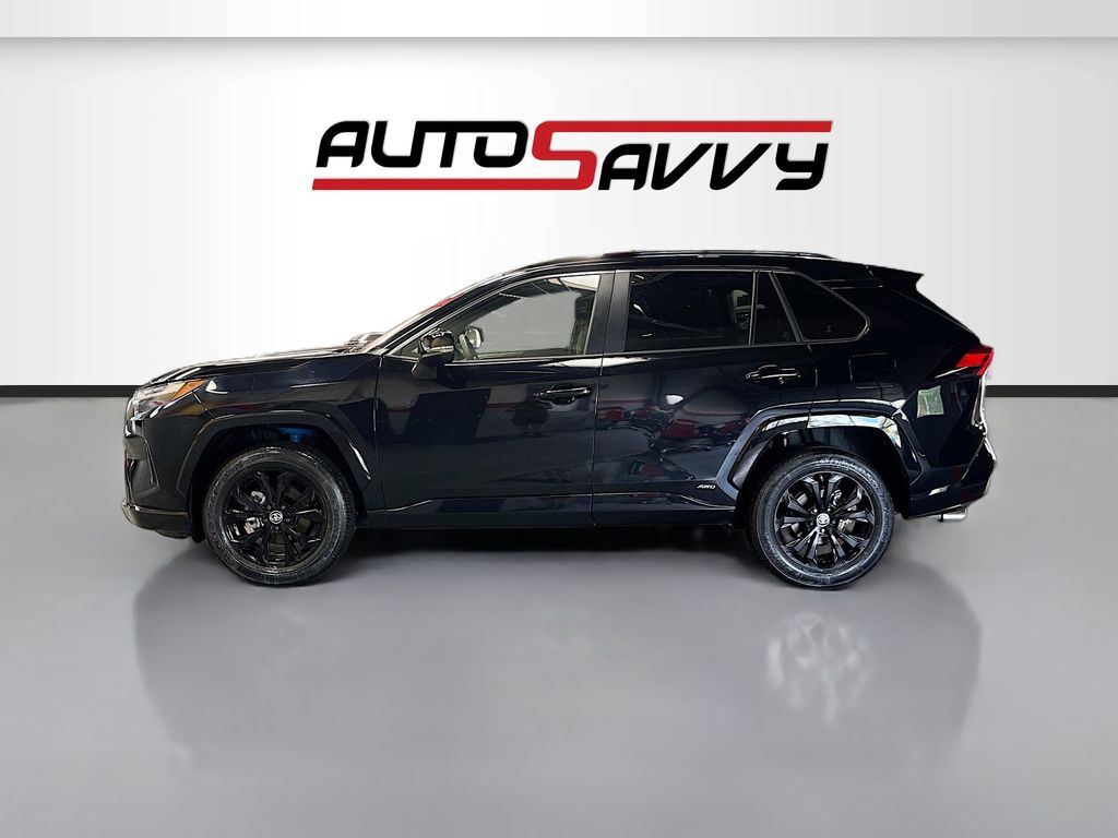Used 2025 Midnight Black Metallic Toyota SE image 4
