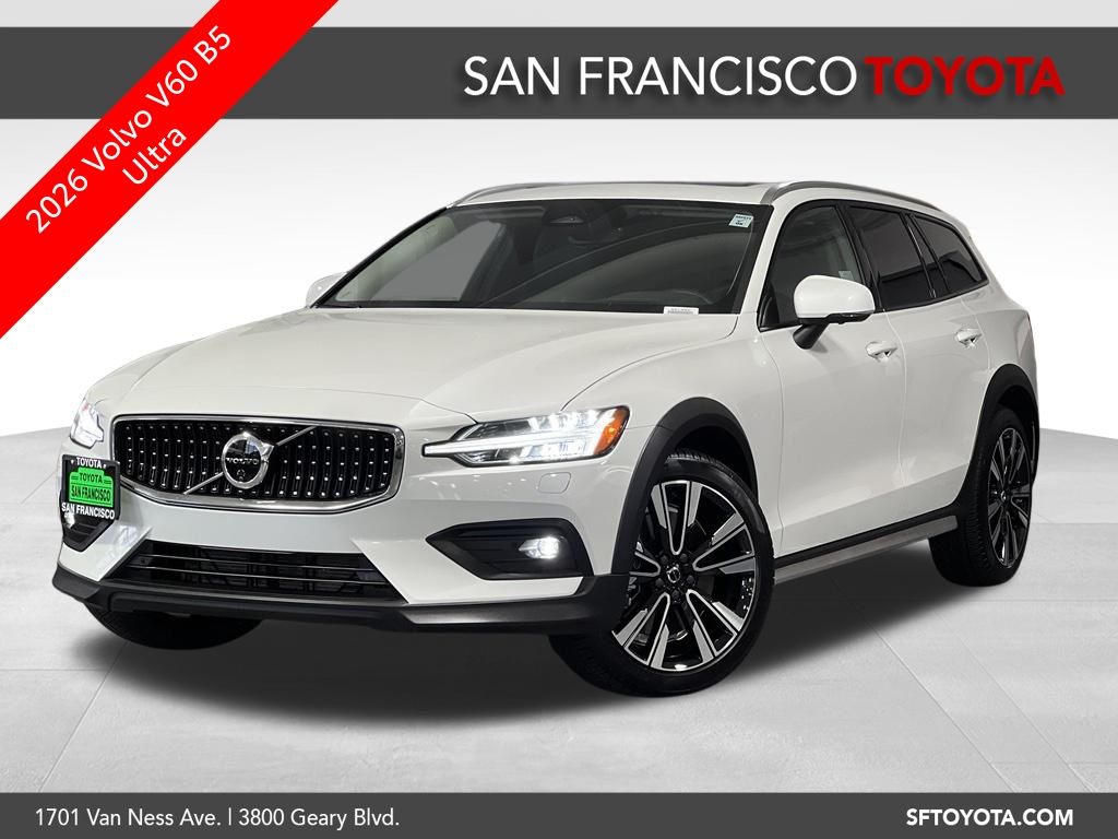 Crystal White Pearl 2026 Volvo V60 Wagon All-Wheel Drive Automatic