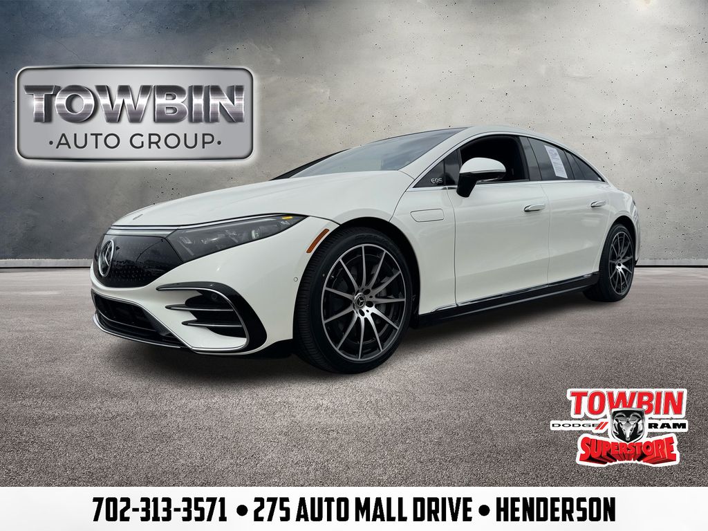 MANUFAKTUR Diamond White 2022 Mercedes-Benz EQS 580 4MATIC Sedan All-Wheel Drive 1-Speed Automatic