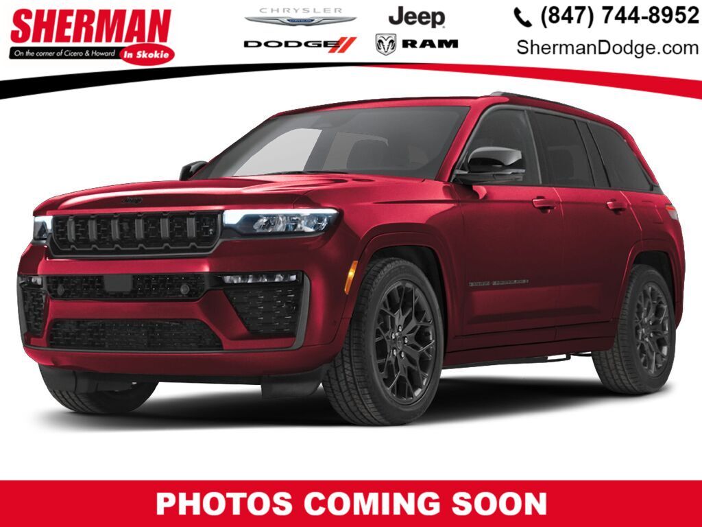 Velvet Red Pearlcoat 2026 Jeep Grand Cherokee SUV / Crossover Four-Wheel Drive 8-Speed Automatic