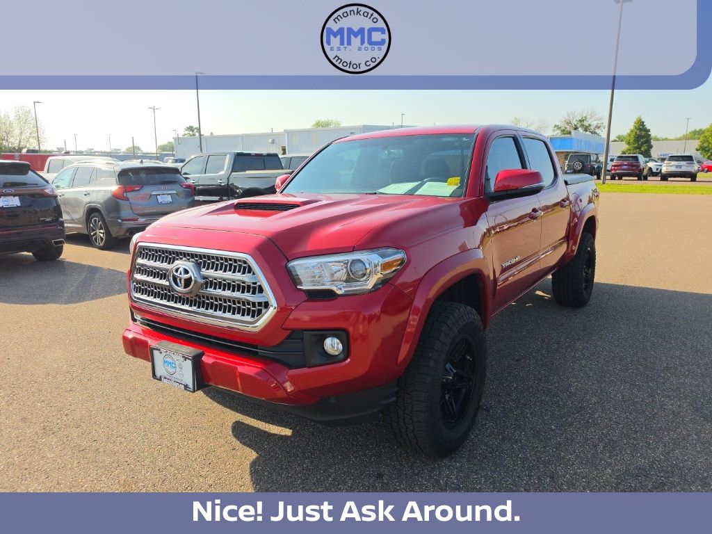 Barcelona Red Metallic 2016 Toyota Tacoma Pickup Truck 4X2 6-Speed Automatic