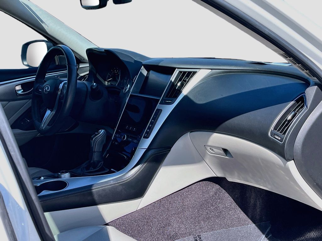 2022 INFINITI Q50 LUXE White at AutoSavvy Houston Northwest
