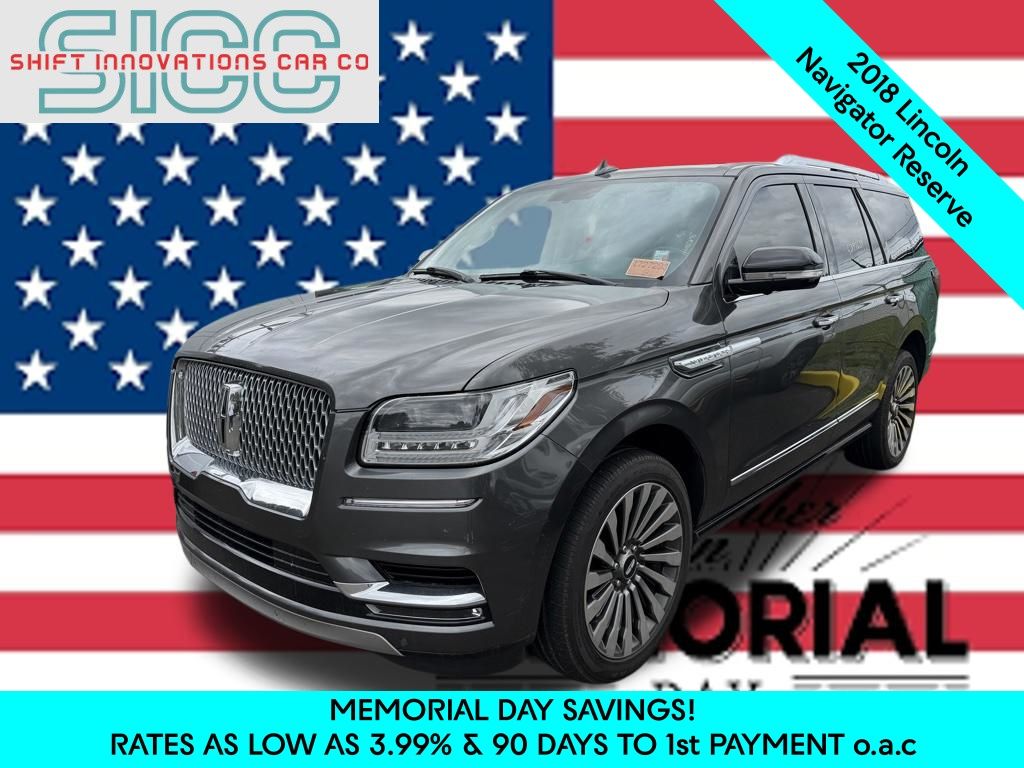 Magnetic Gray Metallic 2018 Lincoln Navigator Reserve 4WD SUV / Crossover Four-Wheel Drive Automatic