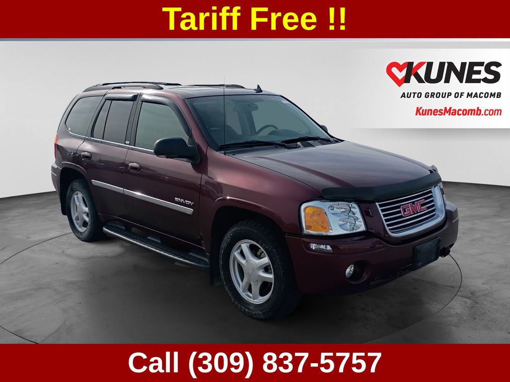 Cranberry Red Metallic 2006 GMC Envoy SUV / Crossover Four-Wheel Drive 4-Speed Automatic Overdrive