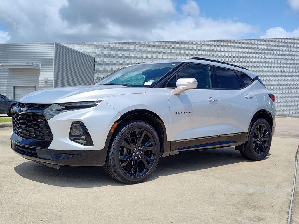 Silver Ice Metallic 2020 Chevrolet Blazer RS FWD SUV / Crossover Front-Wheel Drive 9-Speed Automatic