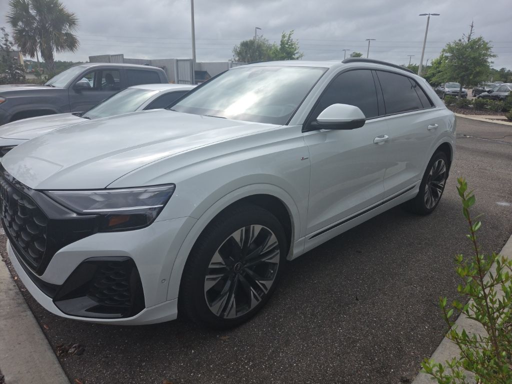 Glacier White Metallic 2025 Audi Q8 quattro Premium Plus 55 TFSI SUV / Crossover All-Wheel Drive 8-Speed Automatic