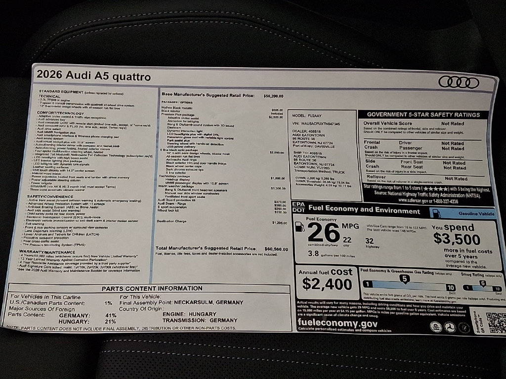 Thumbnail: 2026 Audi A5 - 18
