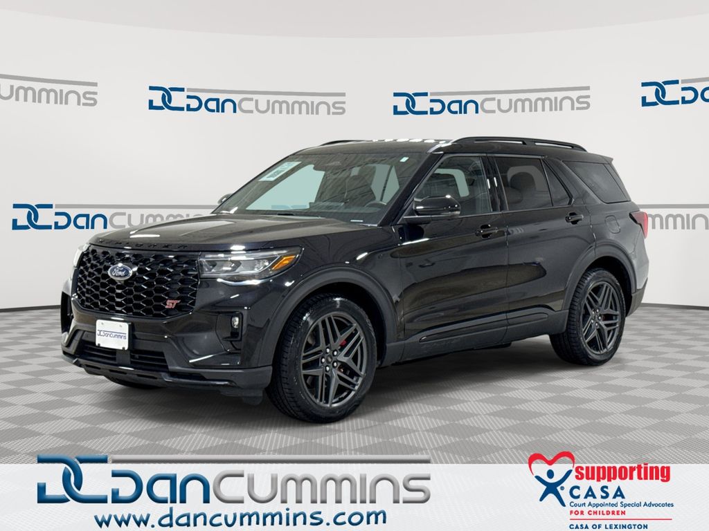 Black Metallic 2025 Ford Explorer SUV / Crossover All-Wheel Drive Automatic