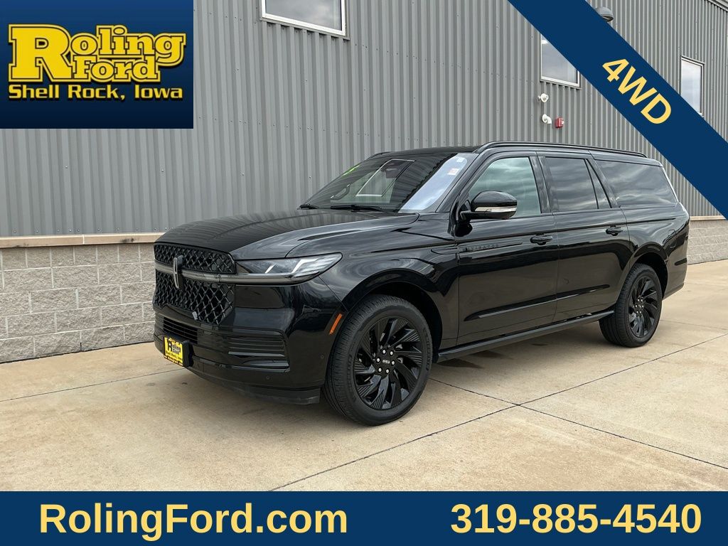 Black Metallic 2025 Lincoln Navigator SUV / Crossover Four-Wheel Drive Automatic