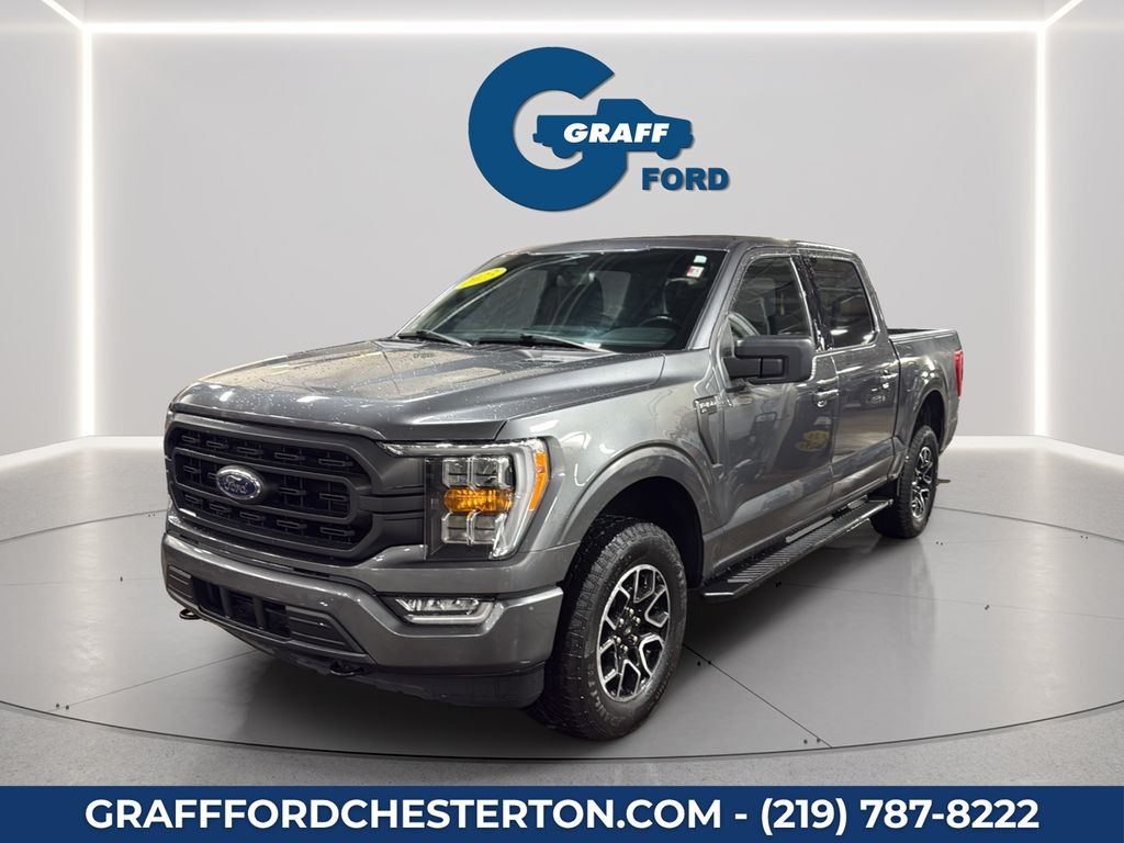 Gray Metallic 2023 Ford F-150 Pickup Truck Four-Wheel Drive Automatic