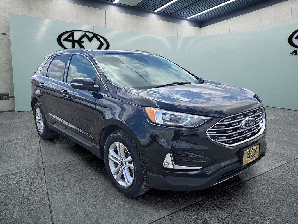 Black 2020 Ford Edge SEL AWD SUV / Crossover All-Wheel Drive 8-Speed Automatic