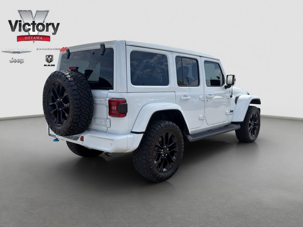 Used 2021 White Jeep Unlimited Sahara High Altitude 4xe image 6