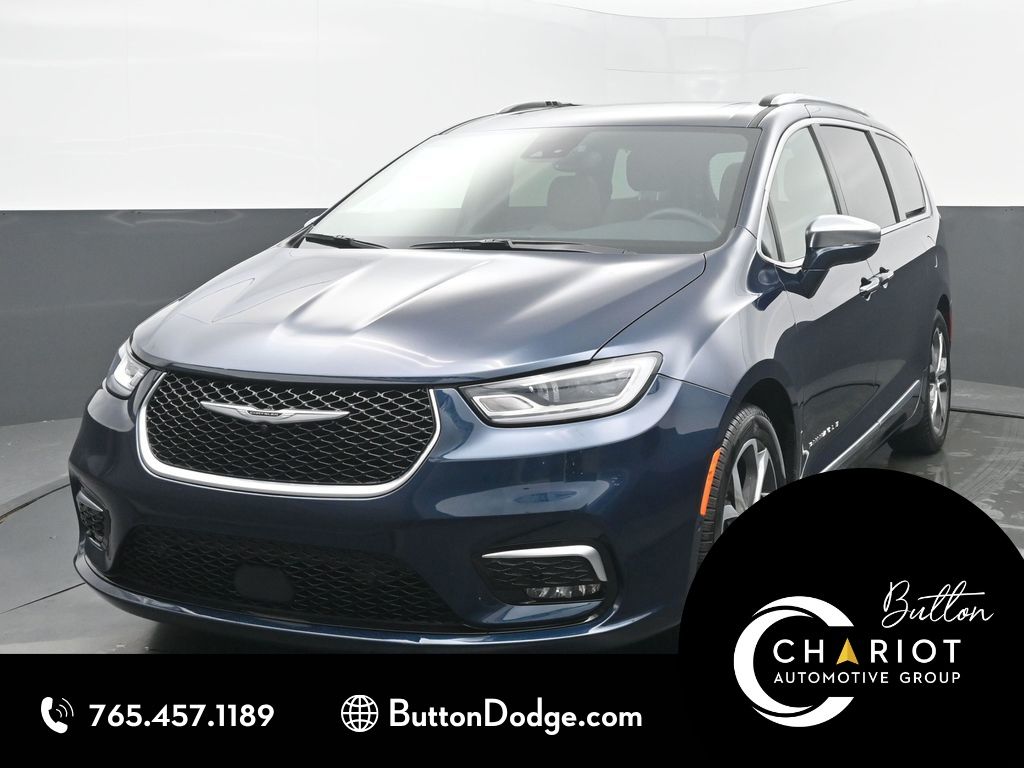 Fathom Blue Pearlcoat 2024 Chrysler Pacifica Pinnacle FWD Minivan Front-Wheel Drive 9-Speed Automatic