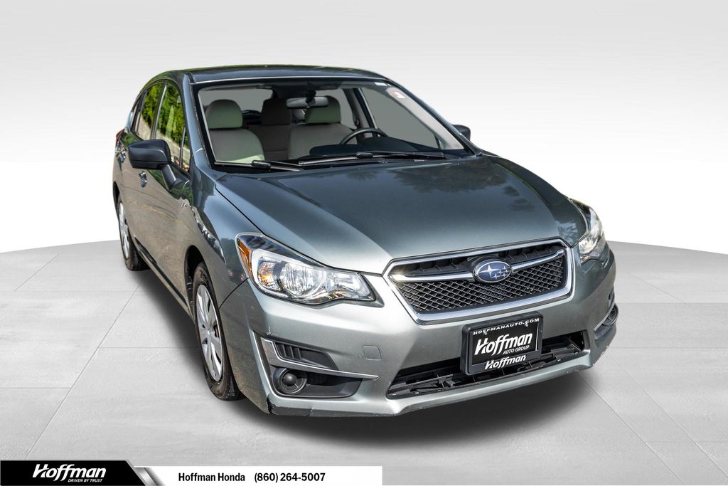 Jasmine Green Metallic 2016 Subaru Impreza Hatchback All-Wheel Drive Continuously Variable Transmission