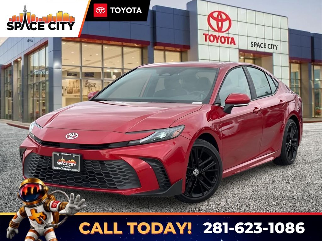 Red 2025 Toyota Camry Sedan Front-Wheel Drive Continuously Variable Transmission