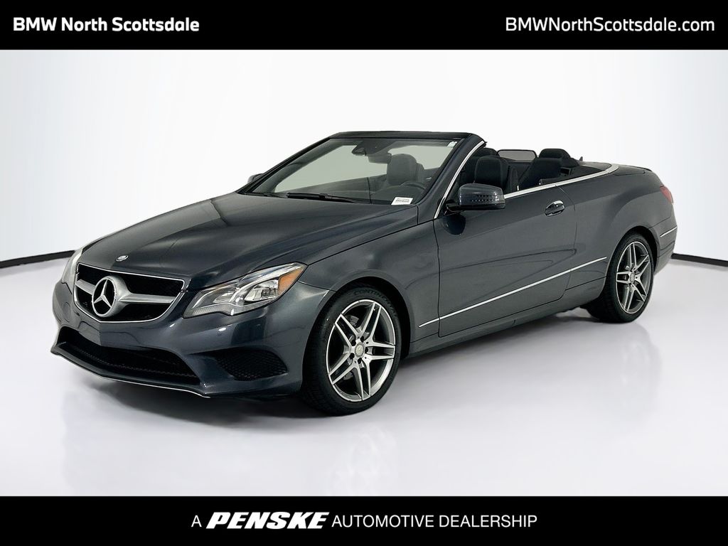 Steel Gray Metallic 2014 Mercedes-Benz E-Class Convertible Rear-Wheel Drive 7-Speed Automatic