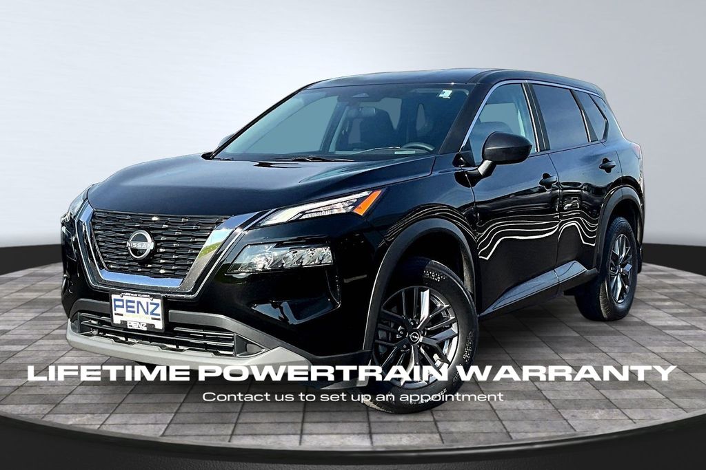Super Black 2023 Nissan Rogue SUV / Crossover All-Wheel Drive Continuously Variable Transmission