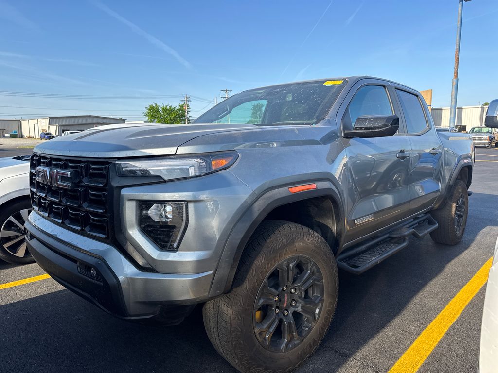 Sterling Metallic 2025 GMC Canyon Elevation Crew Cab 4WD Pickup Truck Four-Wheel Drive 8-Speed Automatic