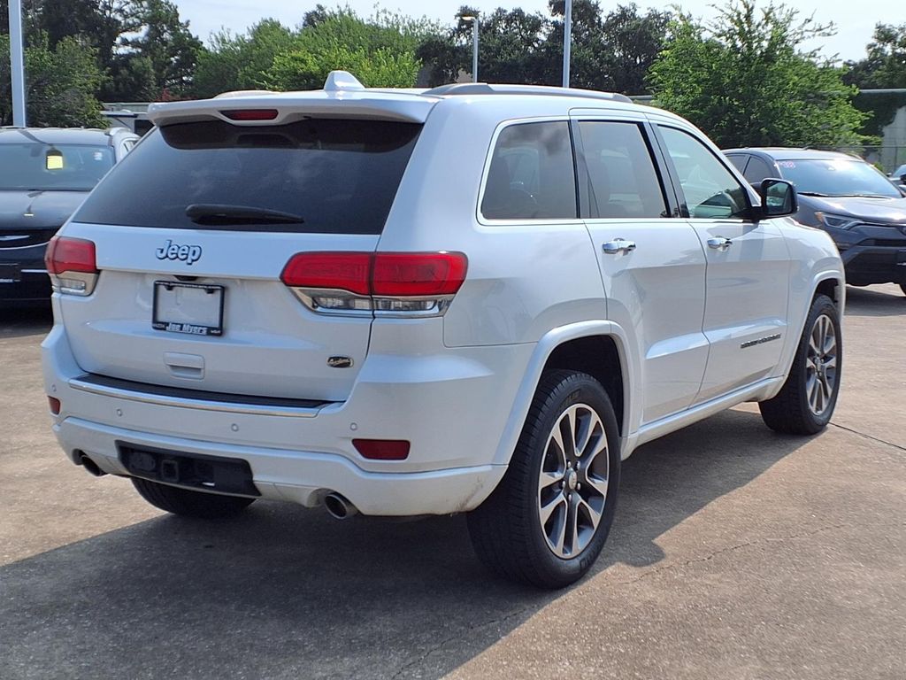 2017 Jeep Grand Cherokee Overland White at Bayway Cadillac of The Woodlands