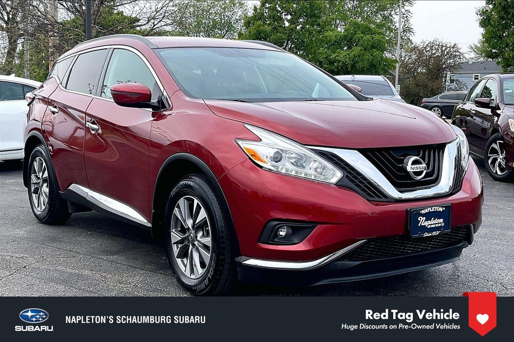 Cayenne Red Metallic 2017 Nissan Murano SUV / Crossover All-Wheel Drive Continuously Variable Transmission