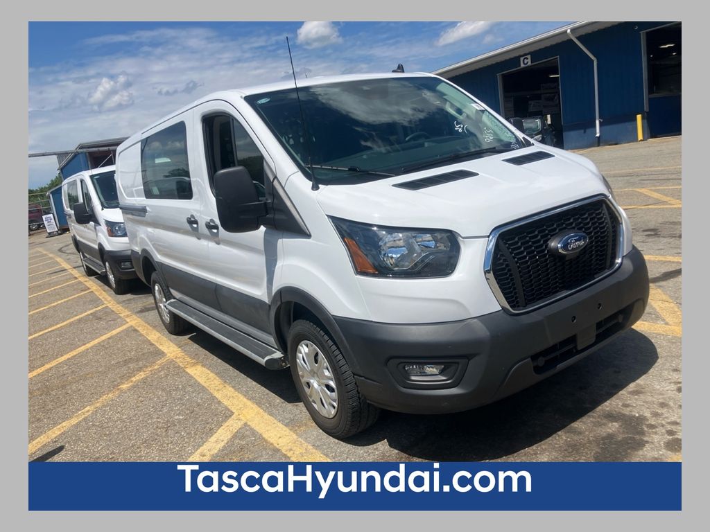 Oxford White 2025 Ford Transit Cargo Van Rear-Wheel Drive