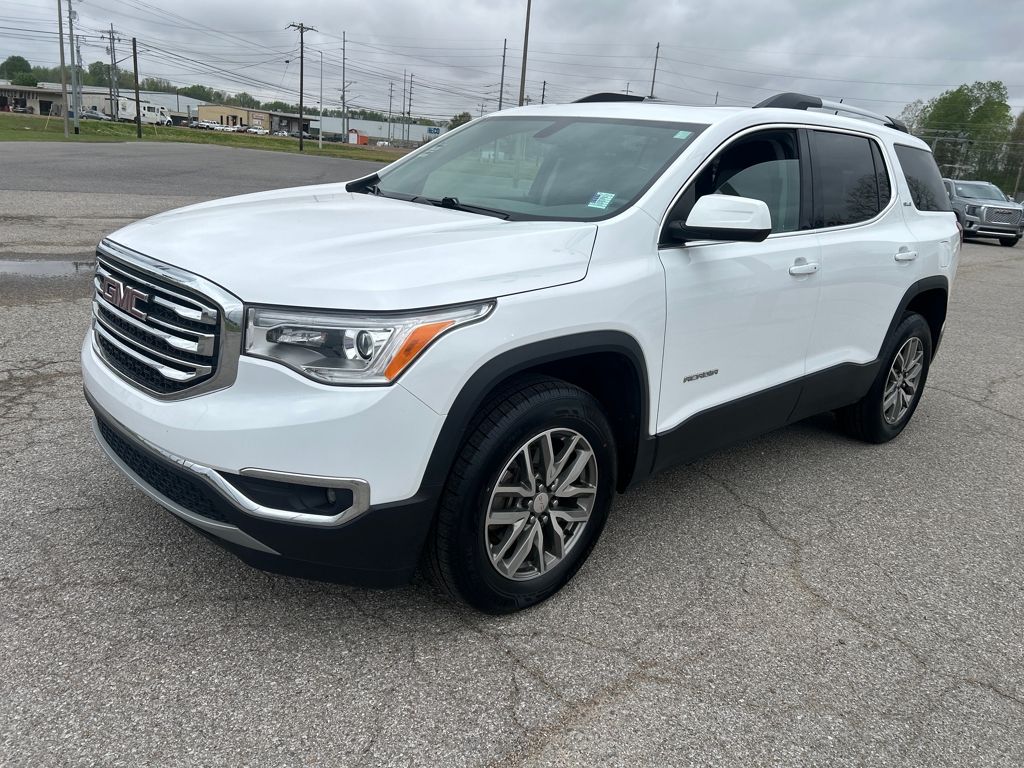 Summit White 2019 GMC Acadia SLE-2 FWD SUV / Crossover Front-Wheel Drive 6-Speed Automatic