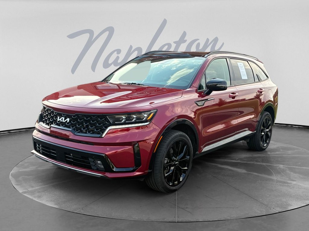 Passion Red Tintcoat 2022 Kia Sorento SUV / Crossover All-Wheel Drive 8-Speed Dual Clutch