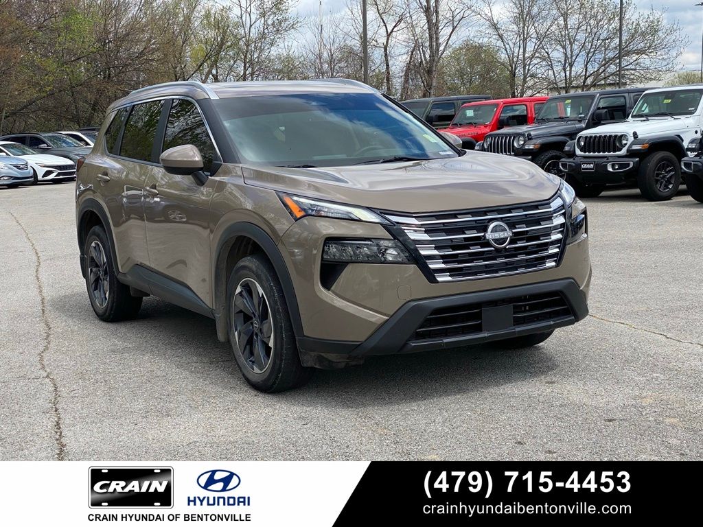 Baja Storm Metallic 2024 Nissan Rogue SV FWD SUV / Crossover Front-Wheel Drive Continuously Variable Transmission