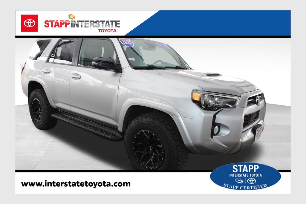 Classic Silver Metallic 2020 Toyota 4Runner TRD Off-Road 4WD SUV / Crossover Four-Wheel Drive 5-Speed Automatic Overdrive