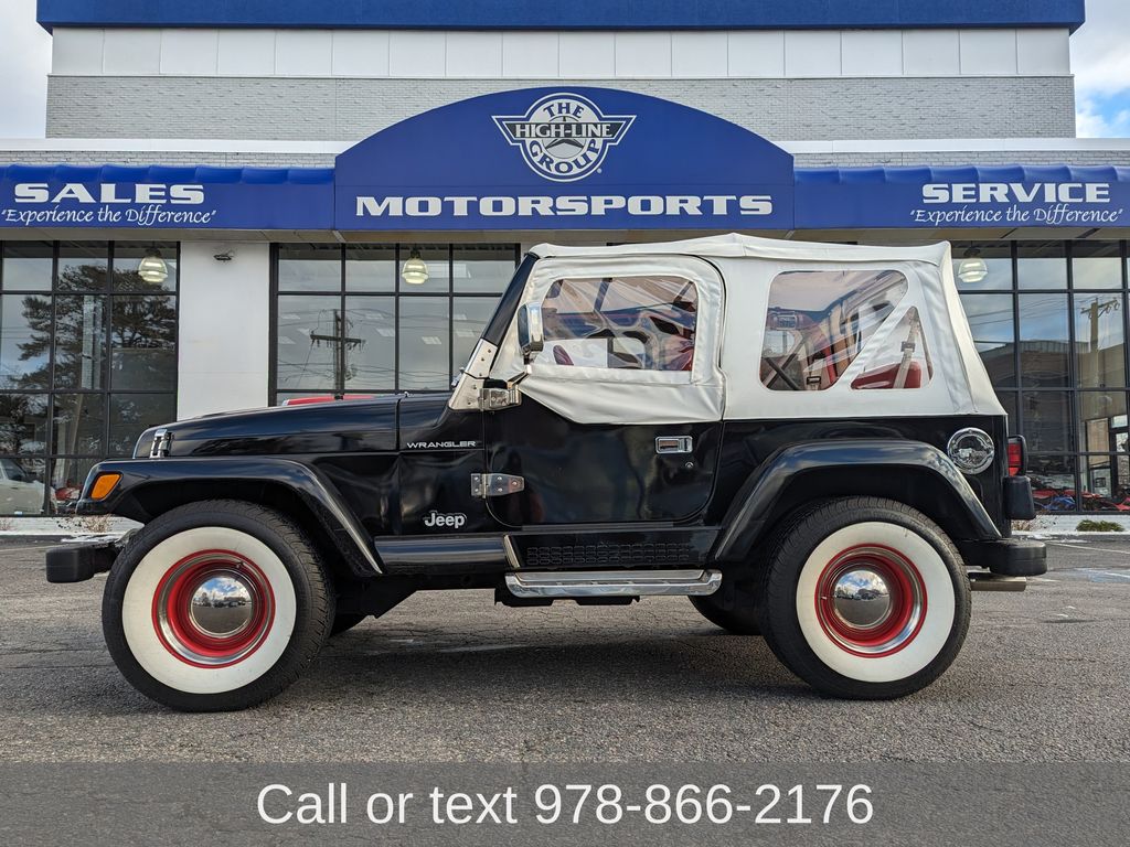 Black Clearcoat/Black Hard Top 2002 Jeep Wrangler SUV / Crossover Four-Wheel Drive 3-Speed Automatic