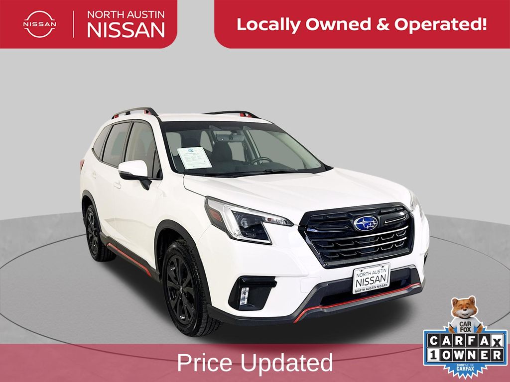 Crystal White Pearl 2024 Subaru Forester SUV / Crossover All-Wheel Drive Continuously Variable Transmission