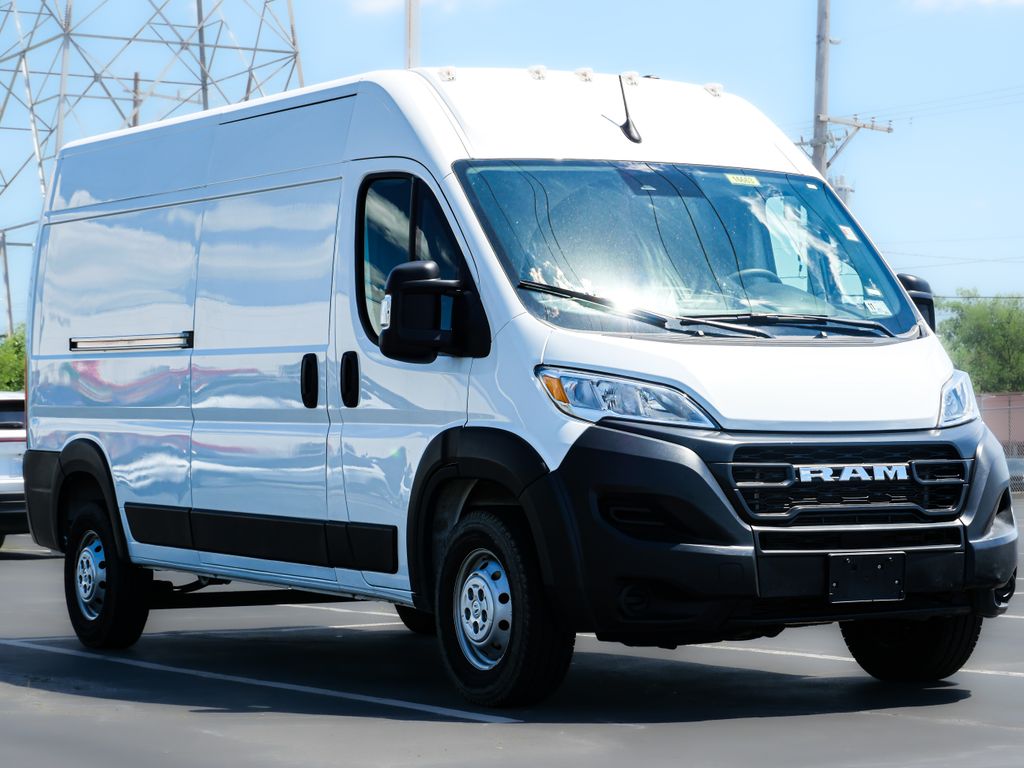 Bright White Clearcoat 2023 RAM ProMaster Van Front-Wheel Drive 9-Speed Automatic