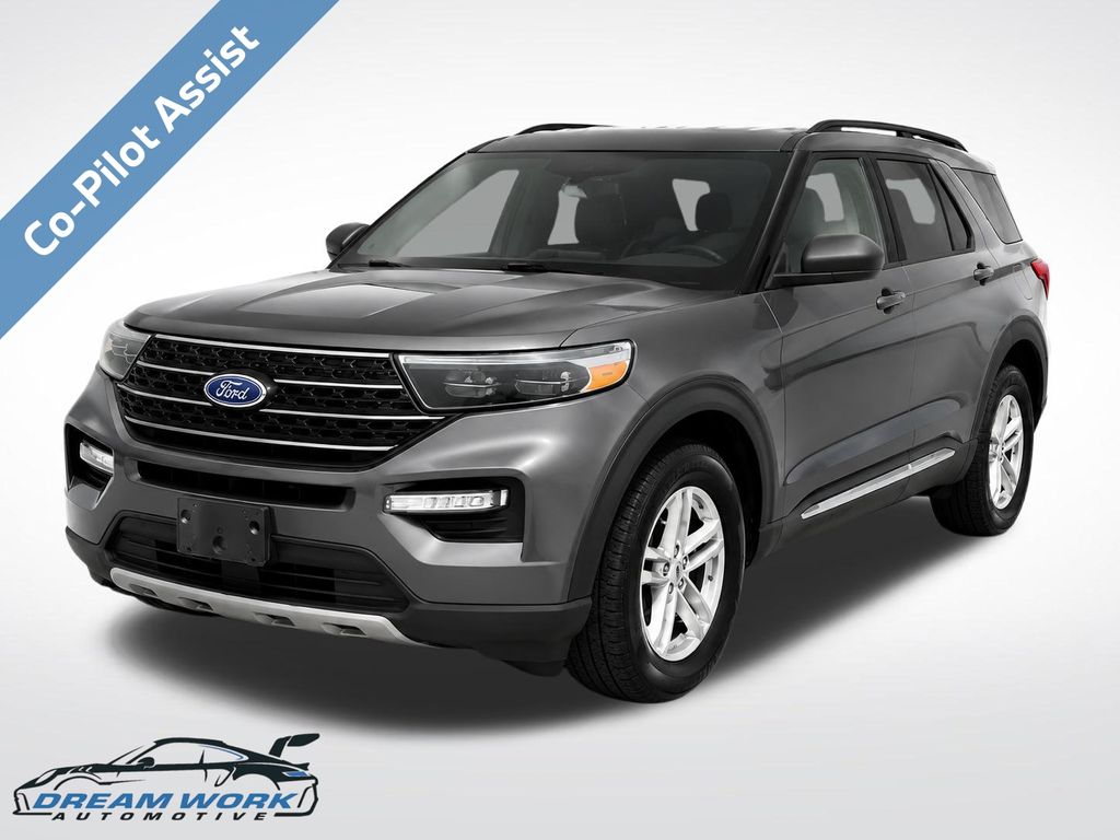 Gray Metallic 2021 Ford Explorer SUV / Crossover All-Wheel Drive Automatic