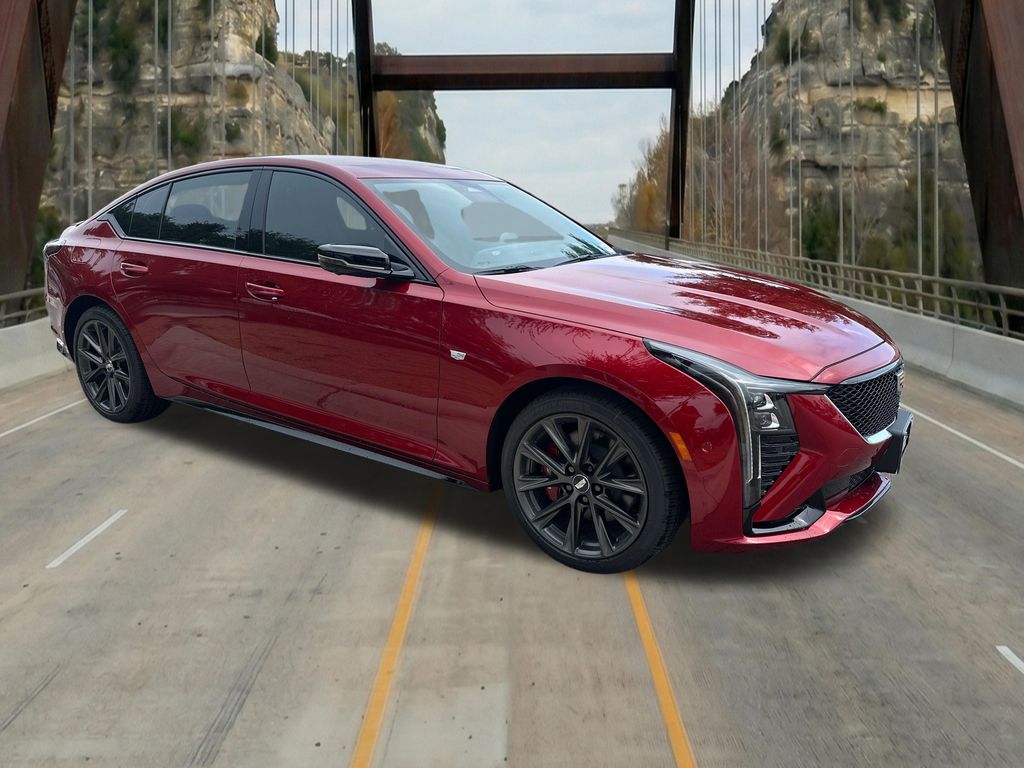 Radiant Red 2026 Cadillac CT5 Sport RWD Sedan Rear-Wheel Drive Automatic