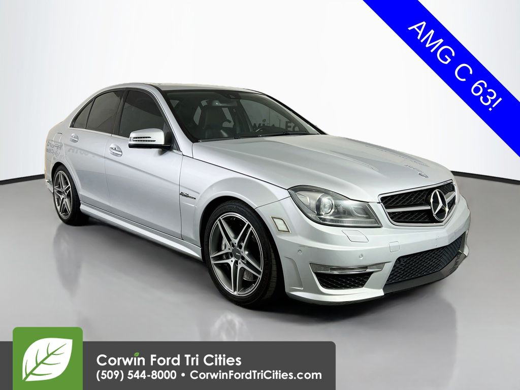 Silver 2012 Mercedes-Benz C-Class Sedan Rear-Wheel Drive 7-Speed Automatic