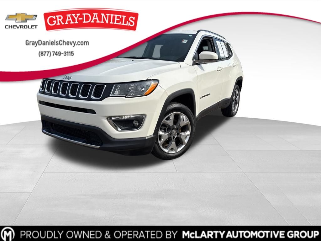 White Clearcoat 2021 Jeep Compass Limited 4WD SUV / Crossover Four-Wheel Drive 9-Speed Automatic